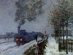 Train in the Snow or The Locomotive 